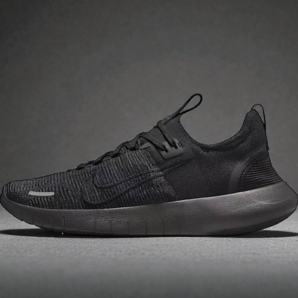 Nike Free Run Flyknit Next Nature Black/Antracite Mens Running Shoes FB1276 001